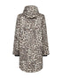FreeQuent FQRain Women’s Waterproof Quilted Rain Jacket – Black & Beige 206490